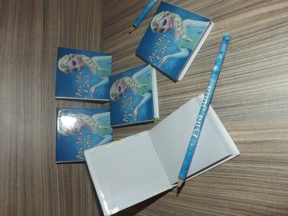Kit Personalizado lápis e bloquinho