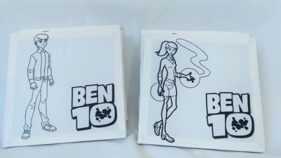 Kit Tela de Pintura Guache Ben 10