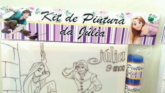 Kit Tela de Pintura Enrolados com Lapela