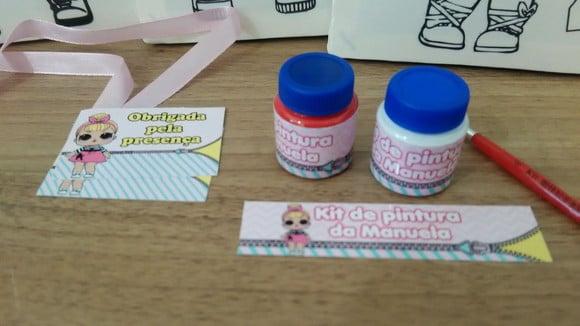 Kit Tela de Pintura Guache Lol Surprise