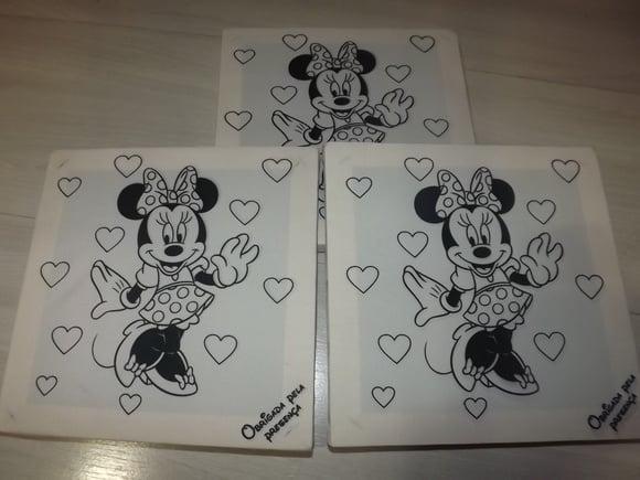 Kit Tela de Pintura Guache Mickey