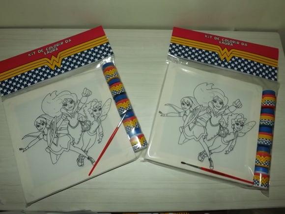 Kit Tela de Pintura Heroina com Lapela