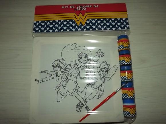 Kit Tela de Pintura Heroina com Lapela