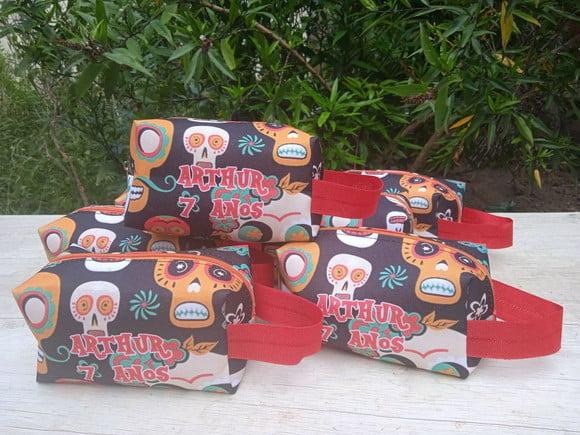 Mini Box Caveira Mexicana Preta