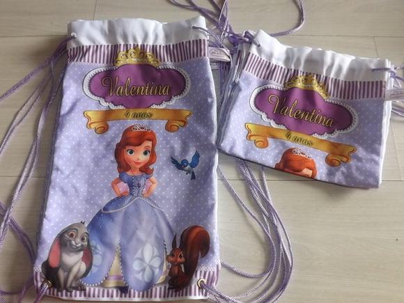 Mochila infantil - Princesinha Sofia
