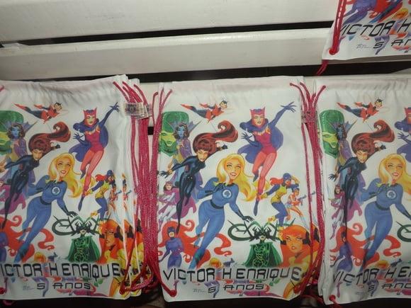 Mochila Infantil Liga da Justiça