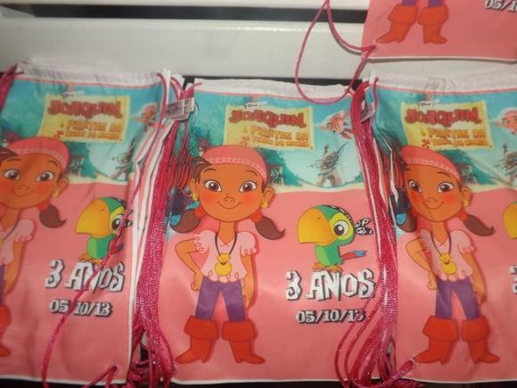 Mochila Infantil Jake e os Piratas
