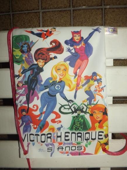 Mochila Infantil Liga da Justiça