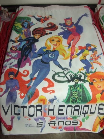 Mochila Infantil Liga da Justiça