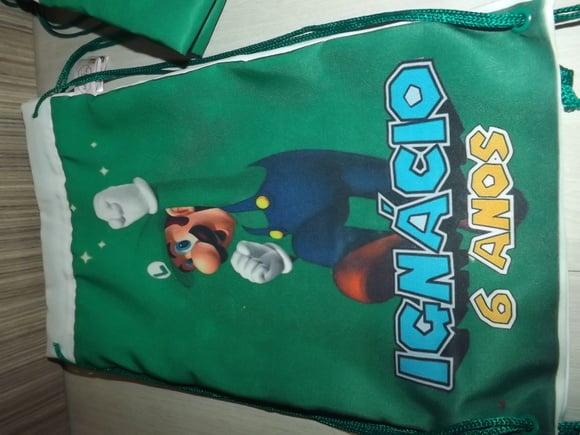 Mochila infantil Luigi Mario Bross