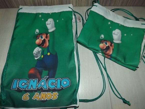 Mochila infantil Luigi Mario Bross