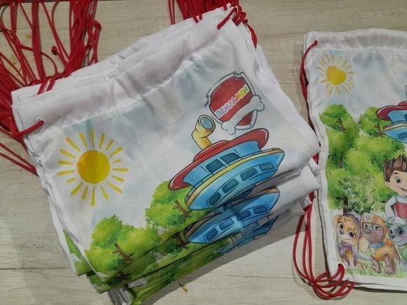 Mochila Infantil Patrulha Canina Aquarela