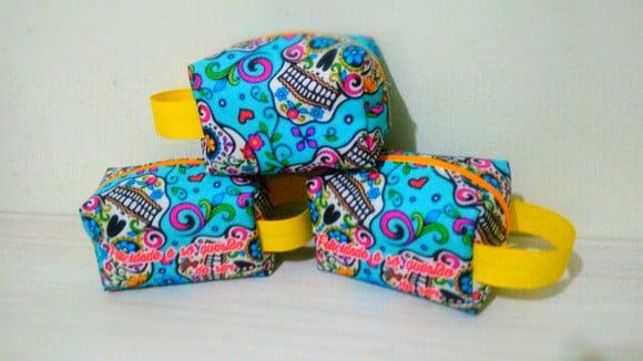 Necessarie Porta batom Caveira Mexicana
