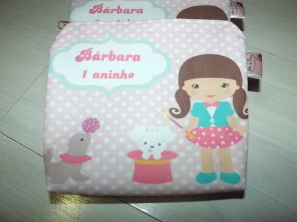 Porta Níquel Necessarie Circo Rosa