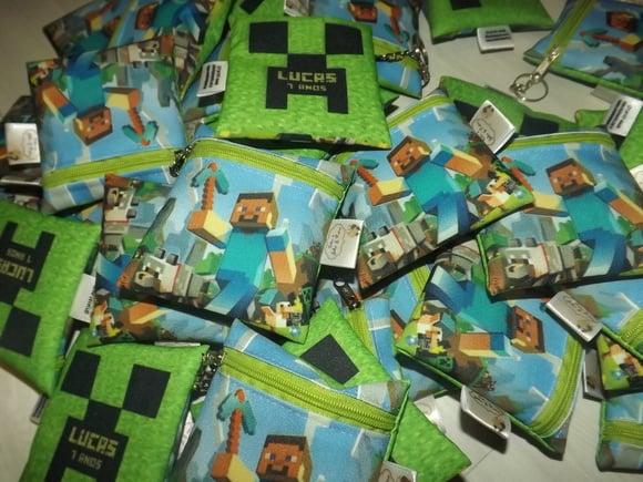 Porta Níquel Personalizado Minecraft