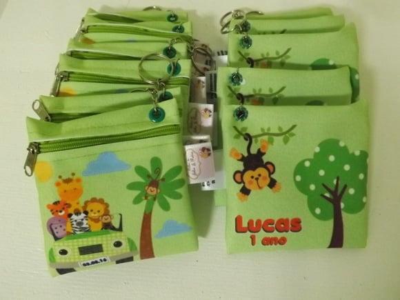 Porta Níquel Personalizado Safári Com argola