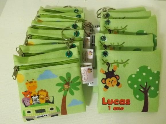 Porta Níquel Personalizado Safári Com argola