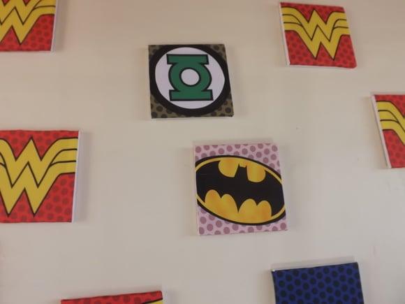 Quadro Decorativo Heróis