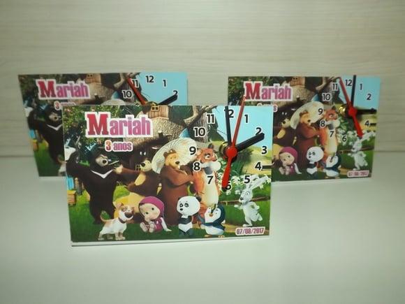 Relógio De Mesa A Menina E O Urso