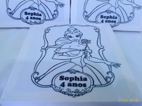 Tela de Pintura Personalizada A Bela