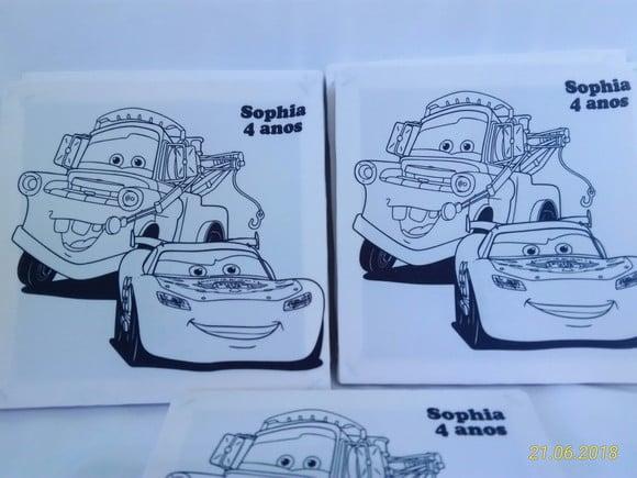 Tela de Pintura Personalizada Carros Disney