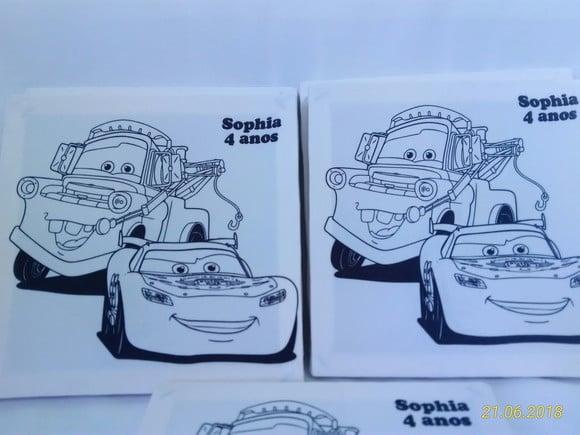 Tela de Pintura Personalizada Carros Disney