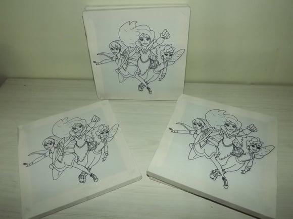 Tela de Pintura Personalizada Heroina