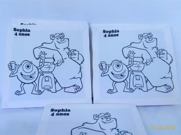 Tela de Pintura Personalizada Monstros SA