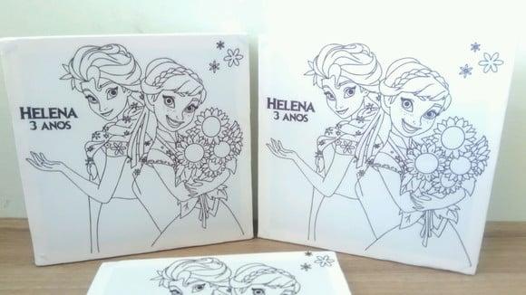 Tela de Pintura Personalizada Olaf