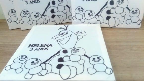 Tela de Pintura Personalizada Olaf