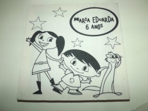Tela de Pintura Personalizada O Show da Luna