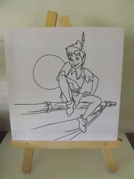 Tela de Pintura Personalizada Peter Pan