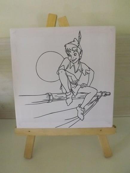 Tela de Pintura Personalizada Peter Pan