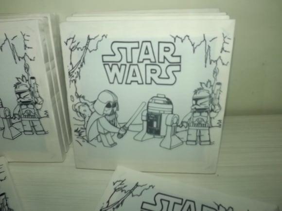 Tela de Pintura Personalizada Star Wars