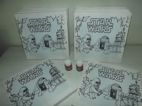 Tela de Pintura Personalizada Star Wars