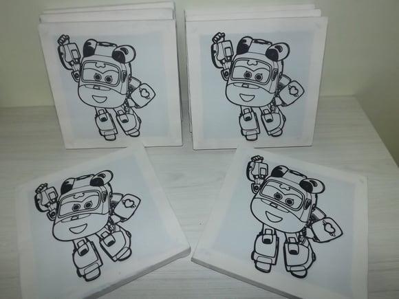 Tela de Pintura Super Wings Dizzy