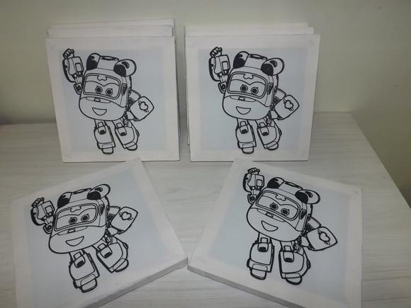 Tela de Pintura Super Wings Dizzy