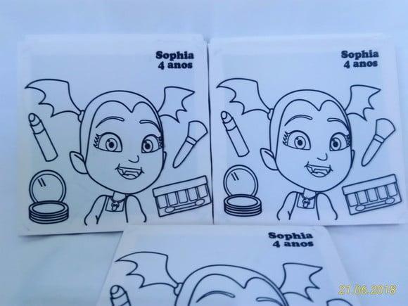 Tela de Pintura Personalizada Vampirina