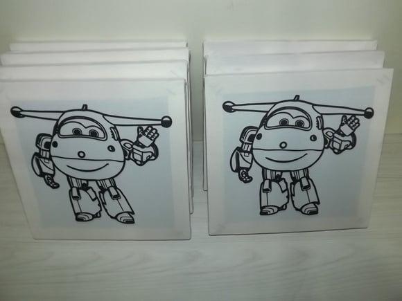 Tela de Pintura Super Wings Jett