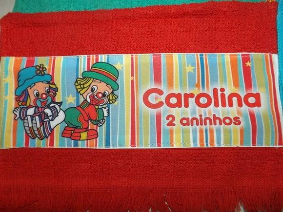 Toalhinha de mão personalizada