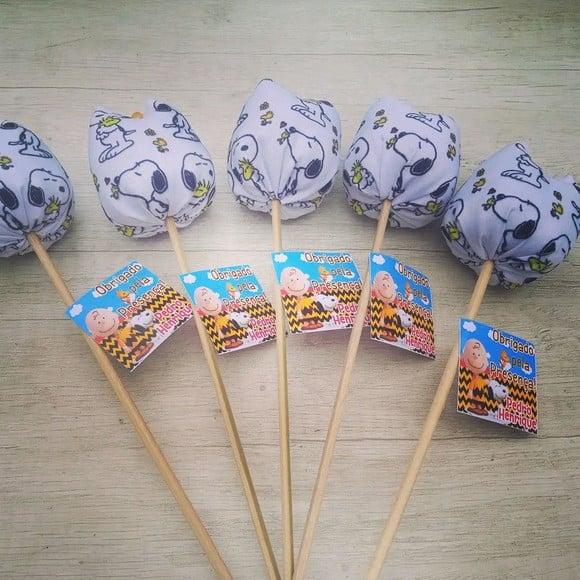 Tulipas de tecido Personalizada Snoopy
