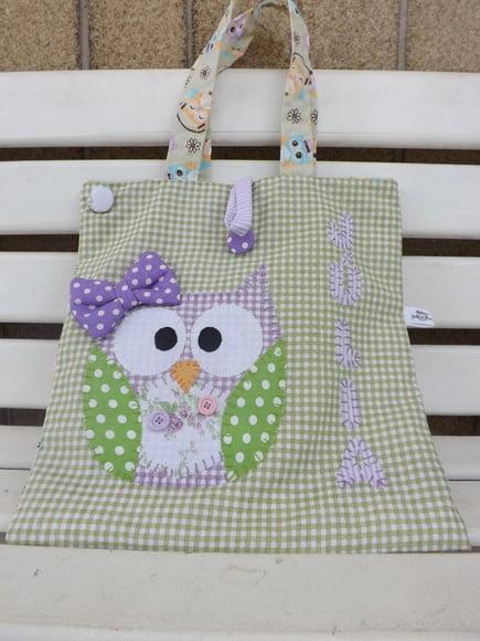 Bolsinha Personalizada Coruja