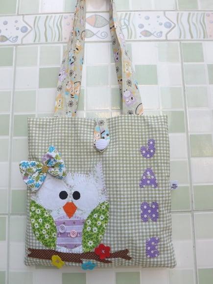 Bolsinha Personalizada Coruja
