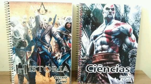 Caderno Personalizado Games