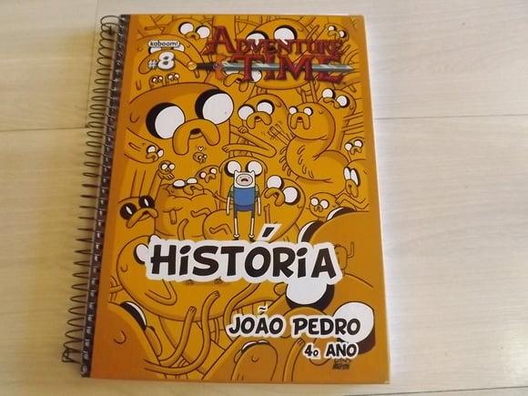 Caderno Personalizado Hora de Aventura