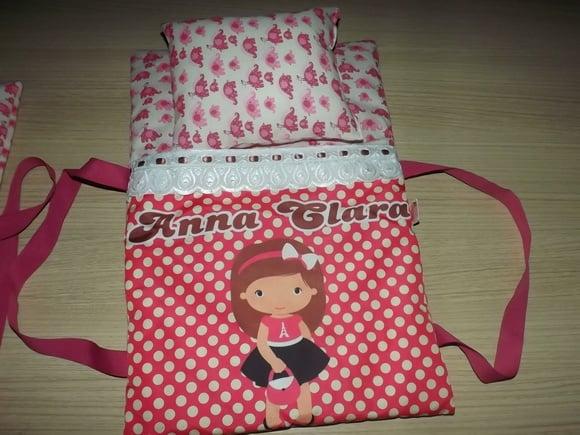 Caminha de Boneca Portátil Personalizada