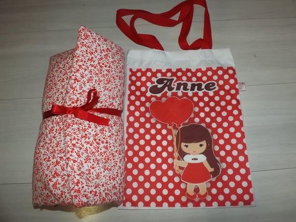 Caminha de Boneca Portátil Personalizada