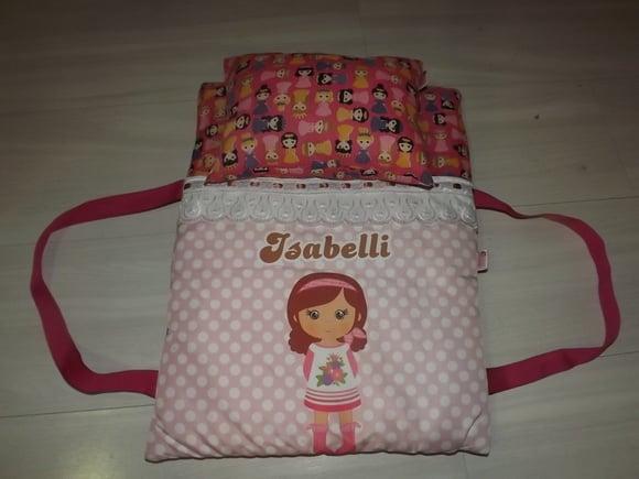 Caminha de Boneca Portátil Personalizada