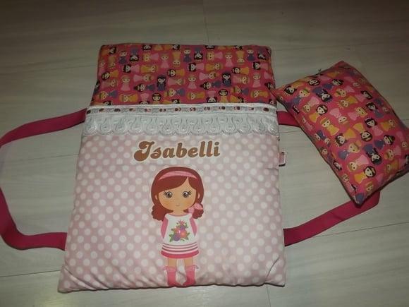 Caminha de Boneca Portátil Personalizada