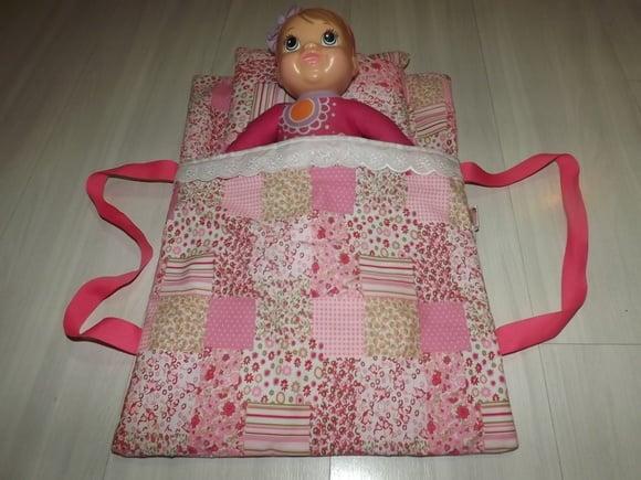 Caminha de Boneca Portátil Personalizada
